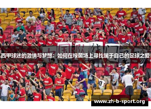 西甲球迷的激情与梦想:如何在绿茵场上寻找属于自己的足球之爱 西甲球迷的激情与梦想:如何在绿茵场上寻找属于自己的足球之爱